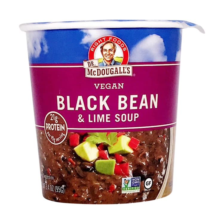 Vegan Black Bean & Lime Soup