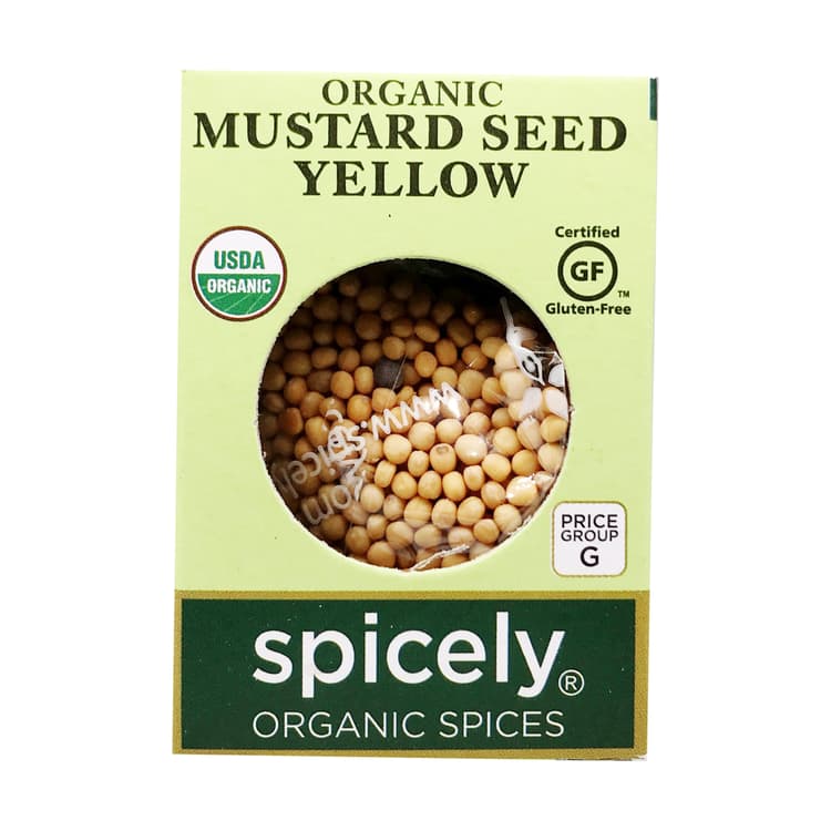 Spicely Organic Yellow Mustard Seeds