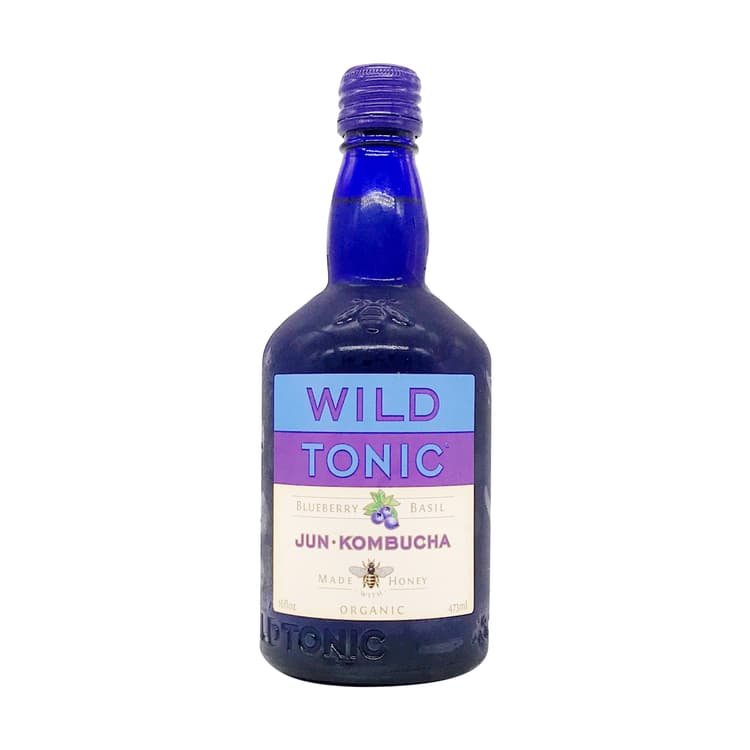 Organic Blueberry Basil Jun Kombucha