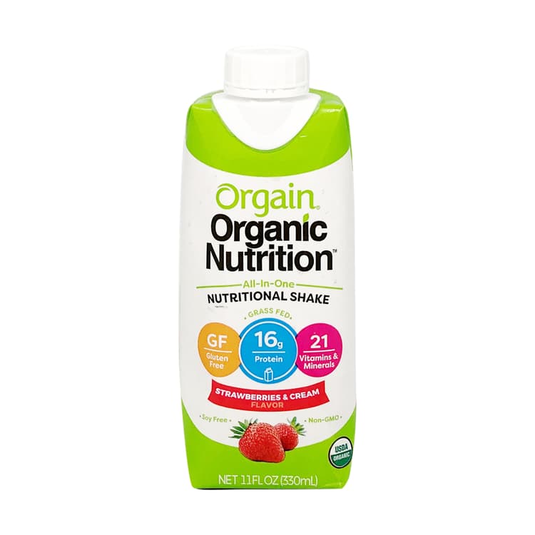 Orgain Organic Strawberries And Cream Complete Protein Shake