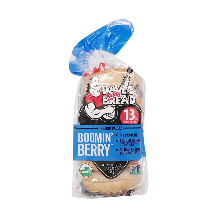Dave'S Killer Bread Organic Boomin' Berry Bagels