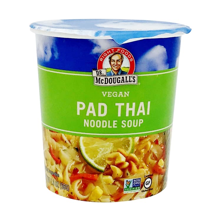 Vegan Pad Thai Noodle Soup