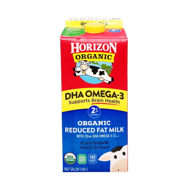 Organic Dha Omega-3 2% Reduced Fat Milk (L
