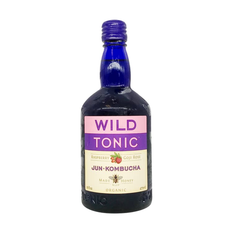 Organic Raspberry Goji Rose Jun Kombucha