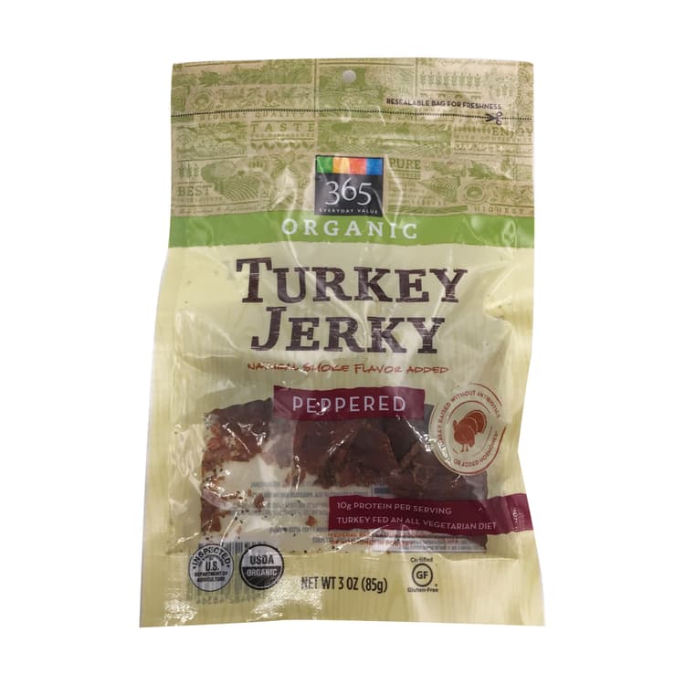 Organic Peppered Turkey Jerky