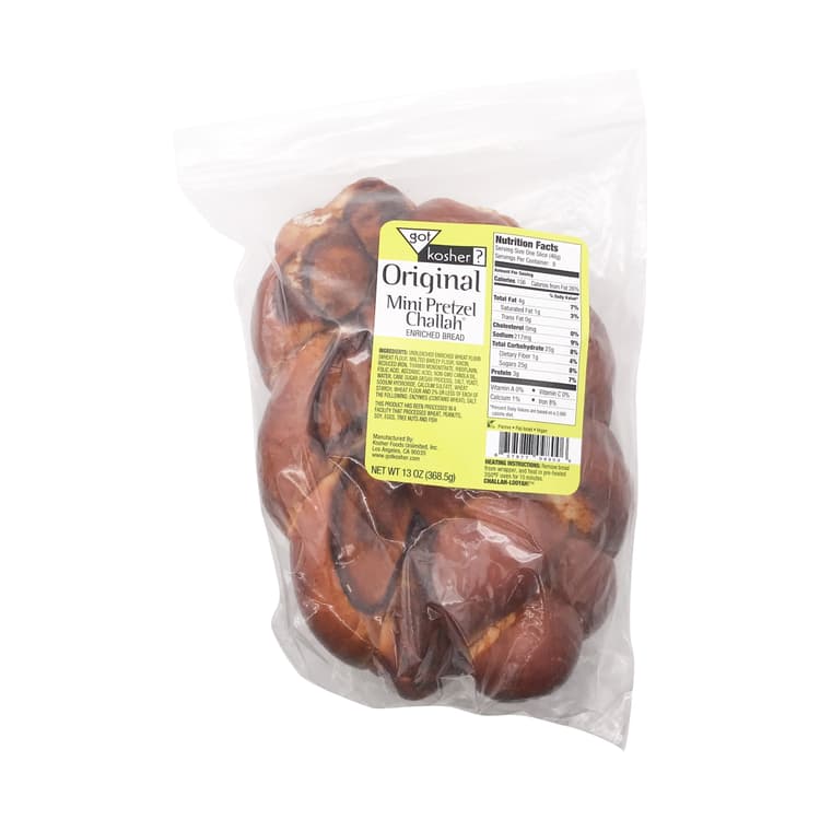 Got Kosher Original Pretzel Challah - Minis