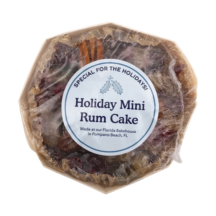 Holiday Mini Rum Cake