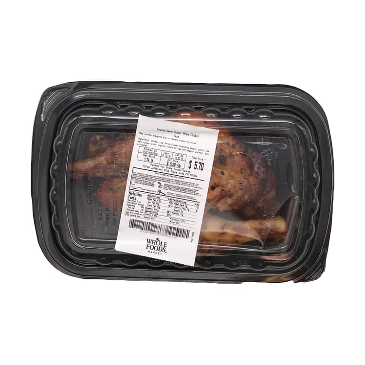 Smoked Garlic Pepper Whole Chicken Legs