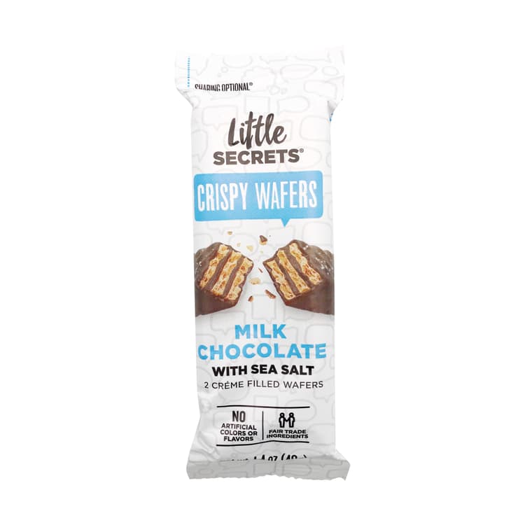 Milk Chocolate With Sea Salt Crispy Wafers