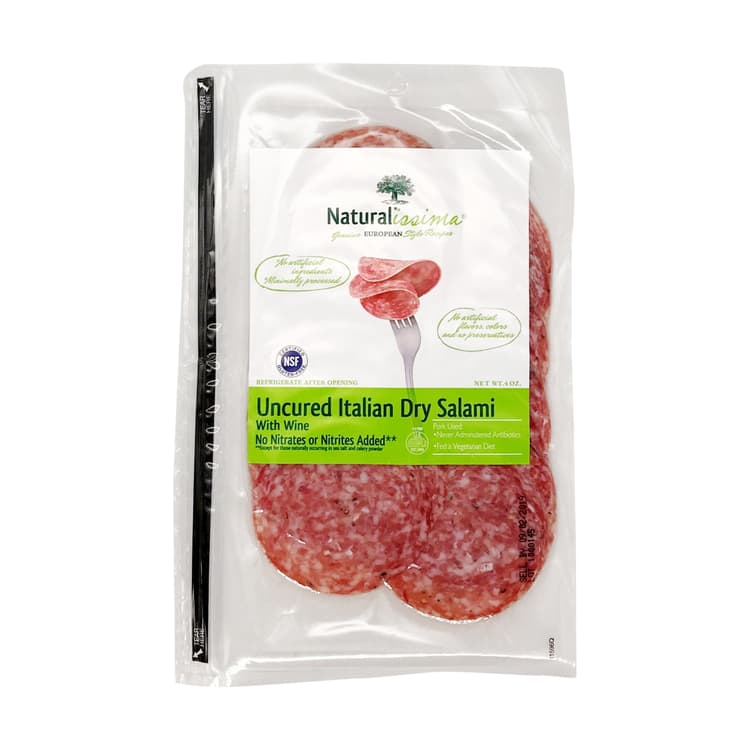 Naturalissima Uncured Italian Dry Salami