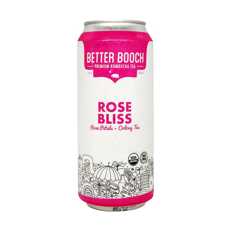 Better Booch Organic Rose Bliss Kombucha Tea