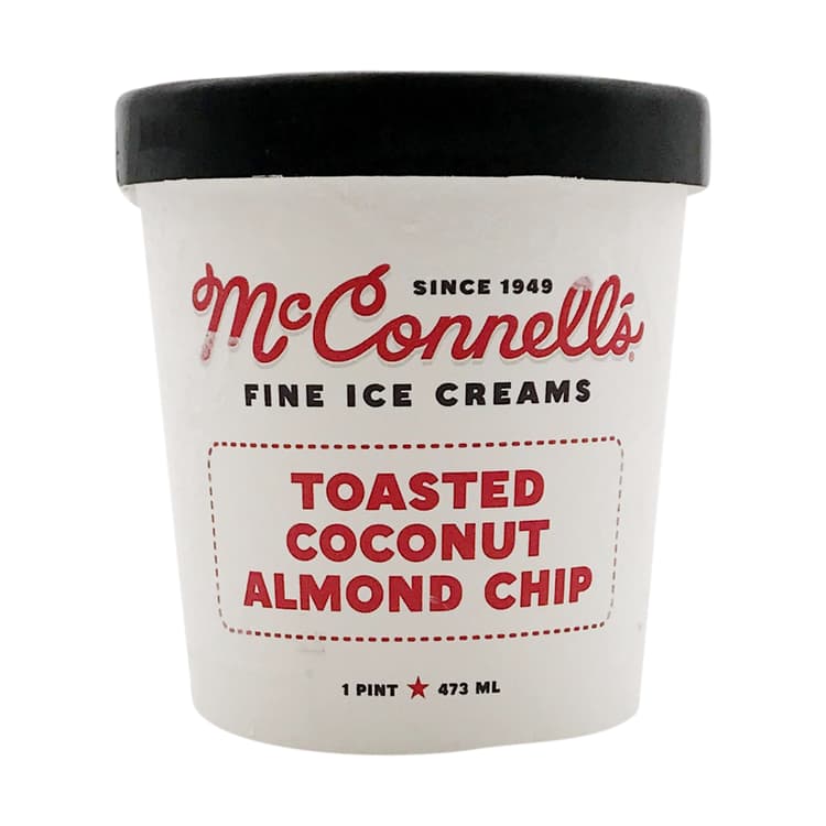 Toasted Coconut Almond Chip Mc Connell'S Fine Ice Cream