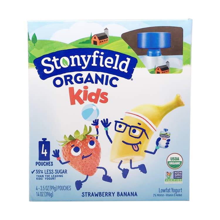 Organic Strawberry Banana Yogurt