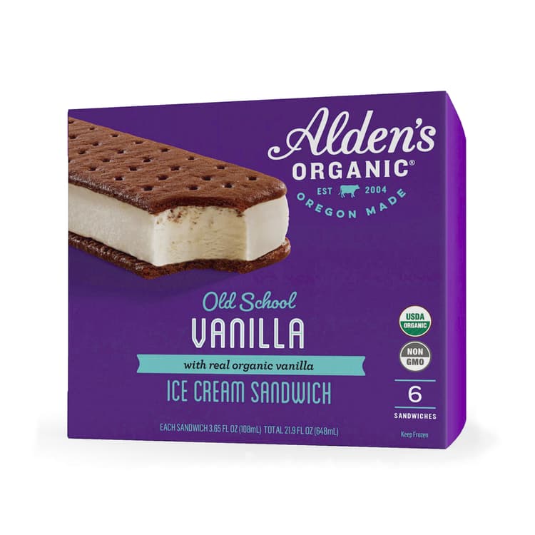 Old School Vanilla Ice Cream Sandwich