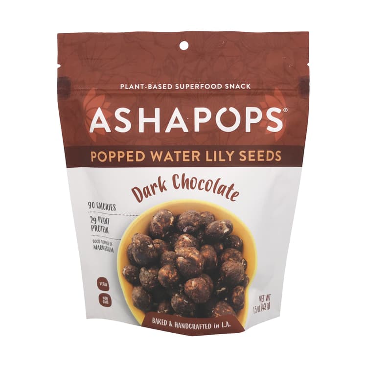 Dark Chocolate Popped Water Lily Seeds