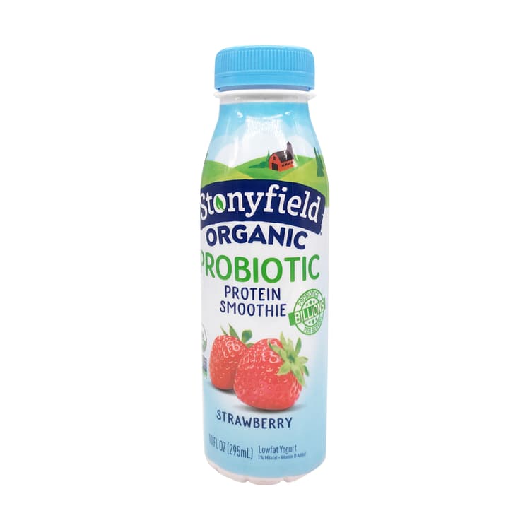Strawberry Probiotic Lowfat Yogurt Protein Smoothie