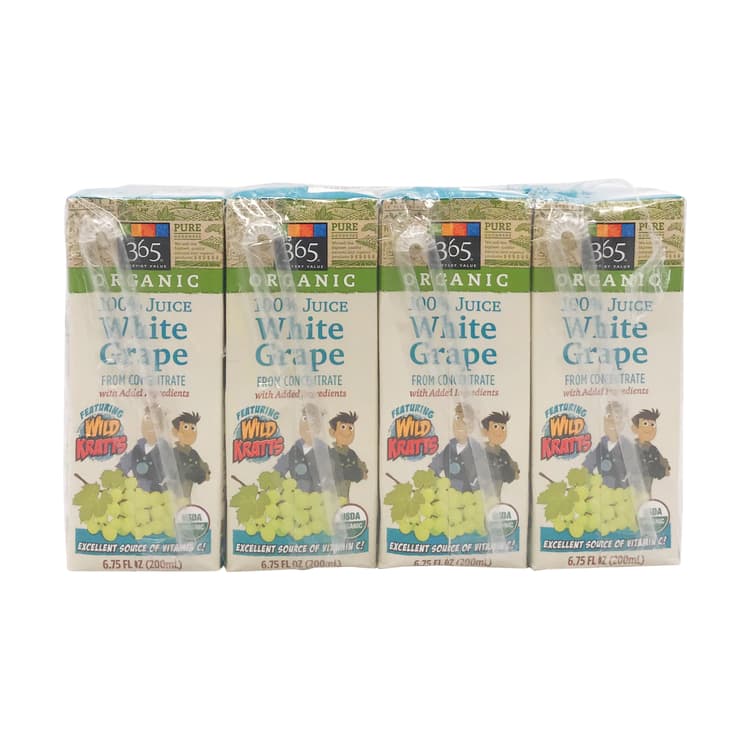 Organic White Grape Juice Multipack
