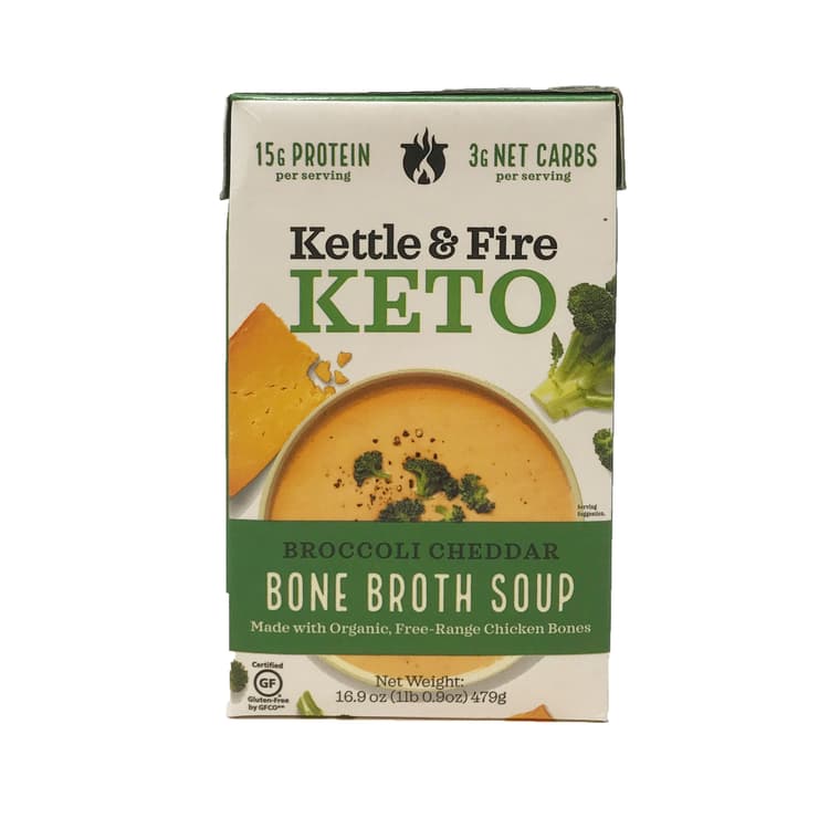 Broccoli Cheddar Bone Broth Soup