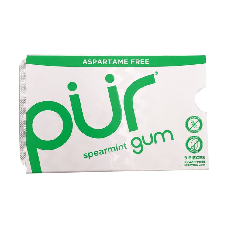 Spearmint Gum, Sugar-Free Chewing Gum