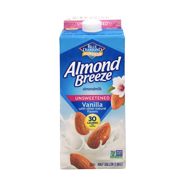 Is it Low Histamine? Blue Diamond Almonds Almond Breeze Unsweetened Vanilla Almondmilk