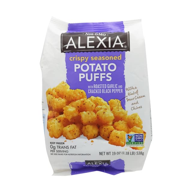 Is it Wheat Free? Alexia Crispy Seasoned Potato Puffs With Roasted Garlic And Cracked Black Pepper
