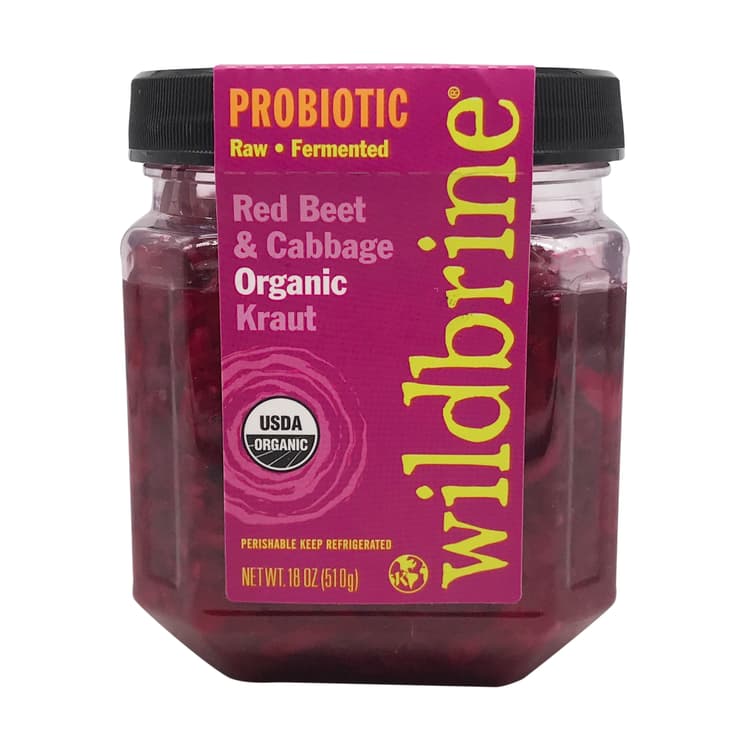 Red Beet & Cabbage Sauerkraut Salad