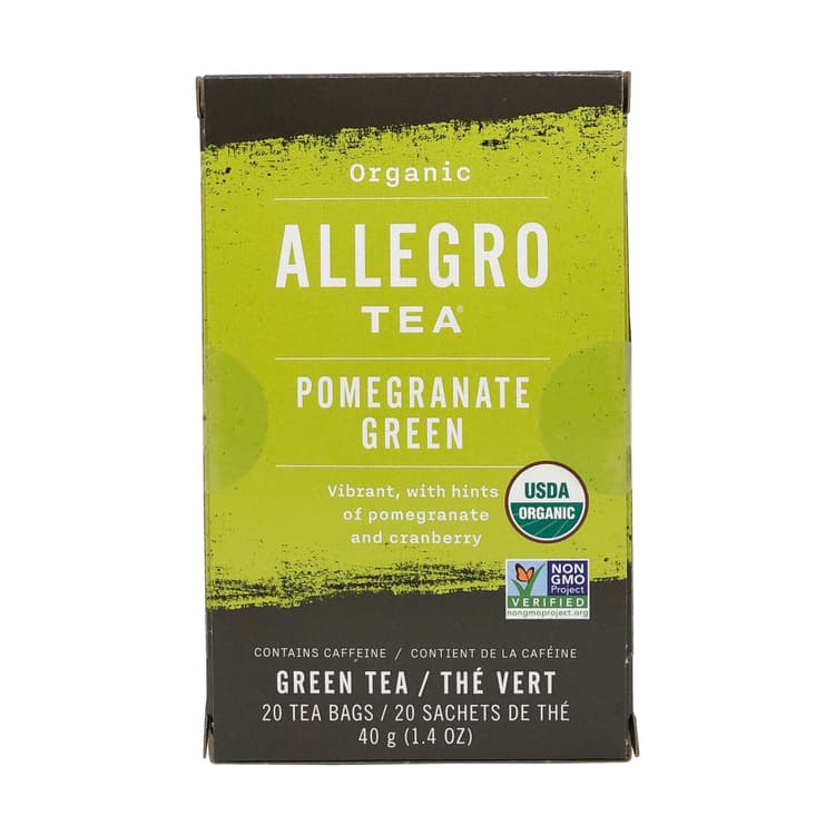 Organic Pomegranate Green Tea