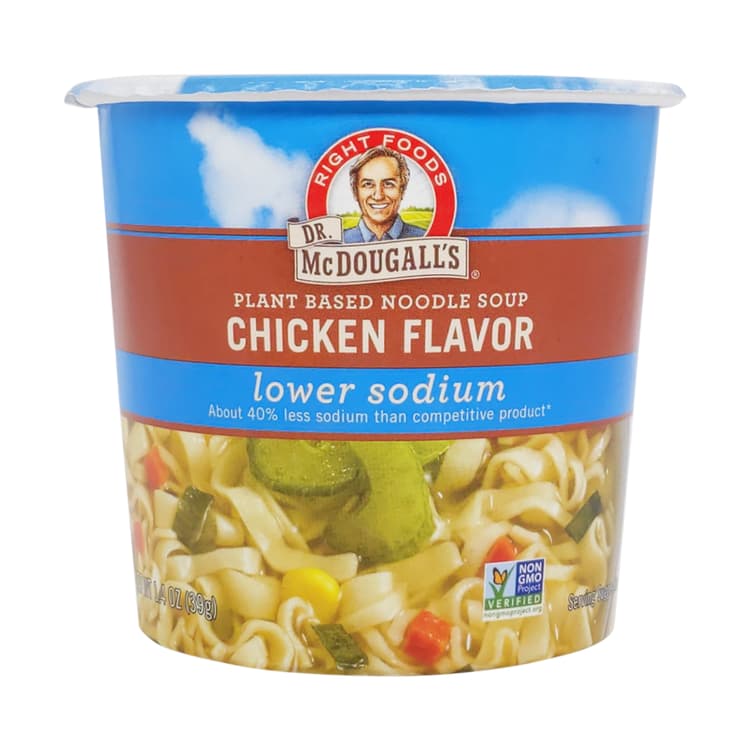 Low Sodium Chicken Flavor Plant Based Noodle Soup