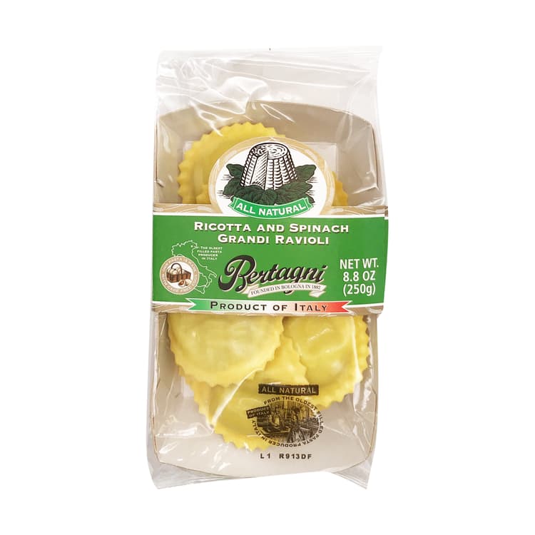 Ricotta And Spinach Grandi Ravioli