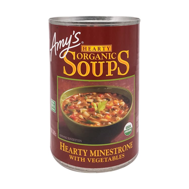 Organic Hearty Minestrone With Vegetables