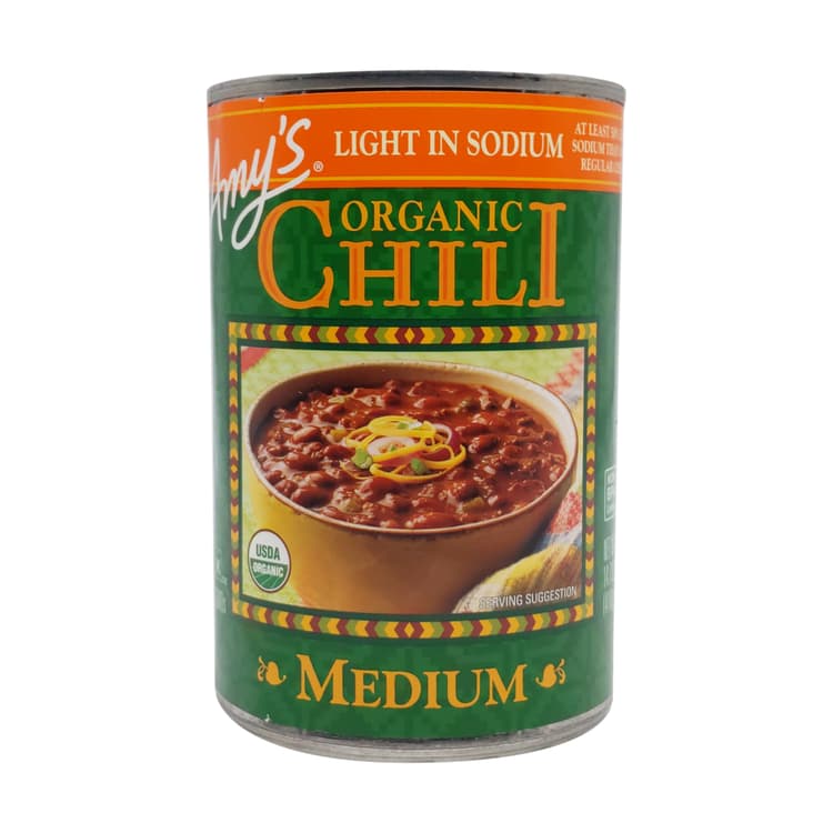 Organic Low Fat Medium Chili