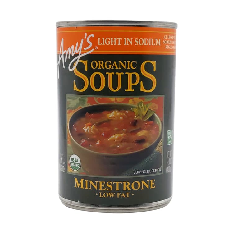 Organic Light In Sodium Minestrone Soup
