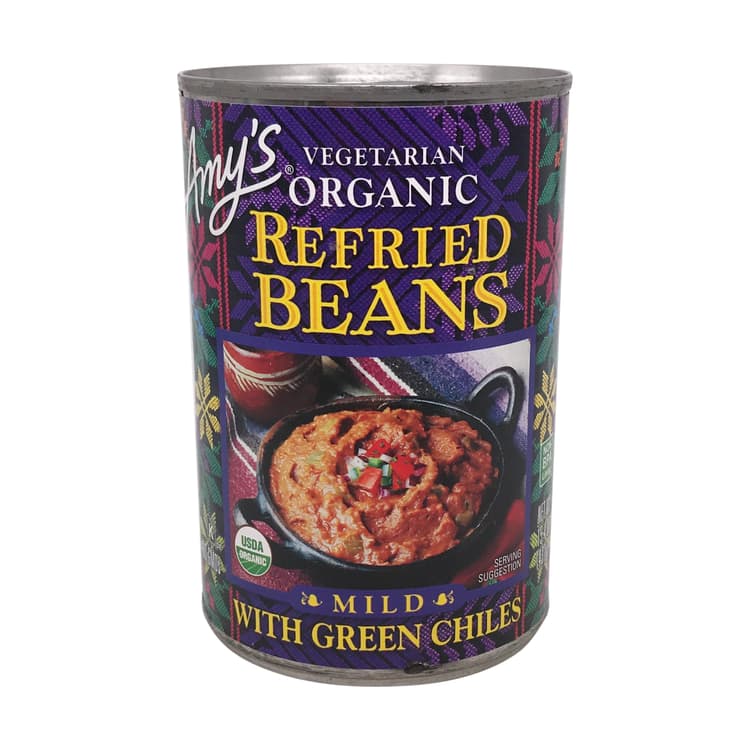 Organic Mild Refried Beans With Green Chiles