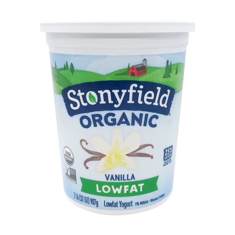 Stonyfield Organic Vanilla Low Fat Yogurt