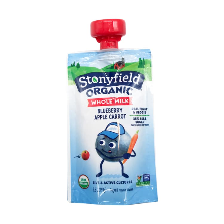 Organic Blueberry Whole Milk Yogurt Pouch