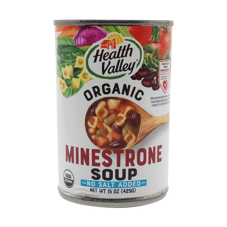Organic Minestrone Soup (No Salt Added)