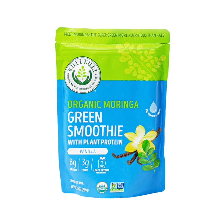 Kuli Kuli Organic Moringa Greens Vanilla Protein Powder