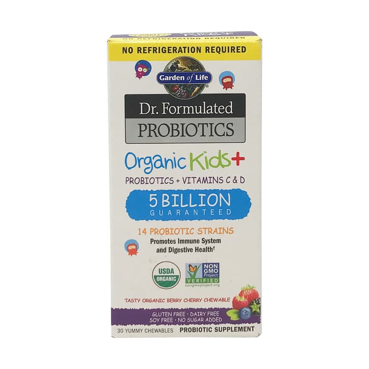 Dr Formulated Organic Kids Probiotic, 30 Yummy Chewables
