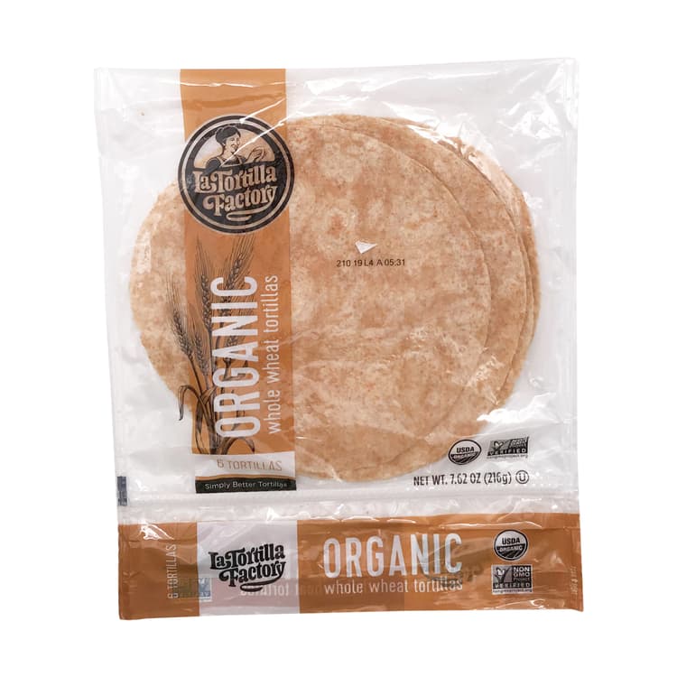 Organic Whole Wheat Tortillas