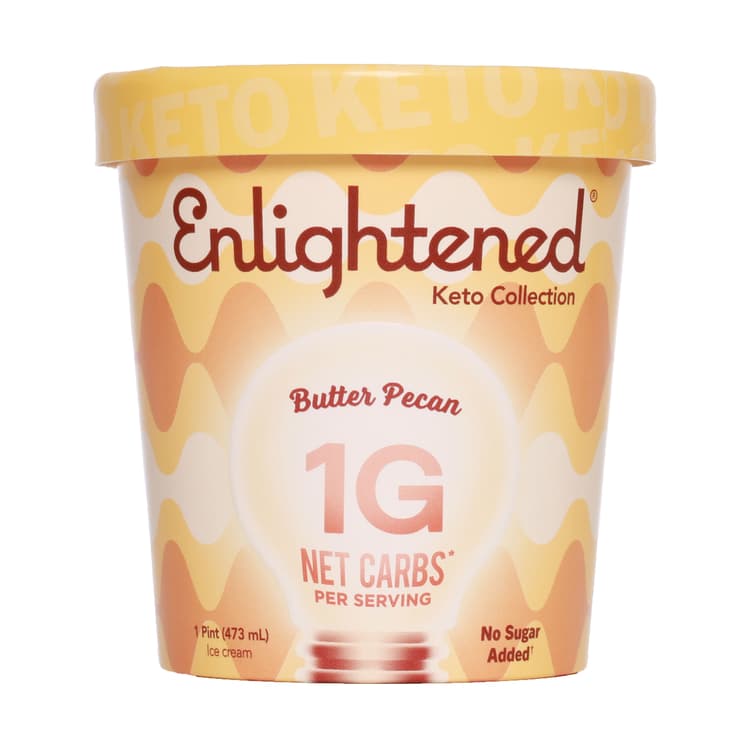 Butter Pecan Keto Ice Cream