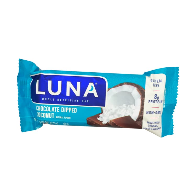 Chocolate Dipped Coconut Luna Bar