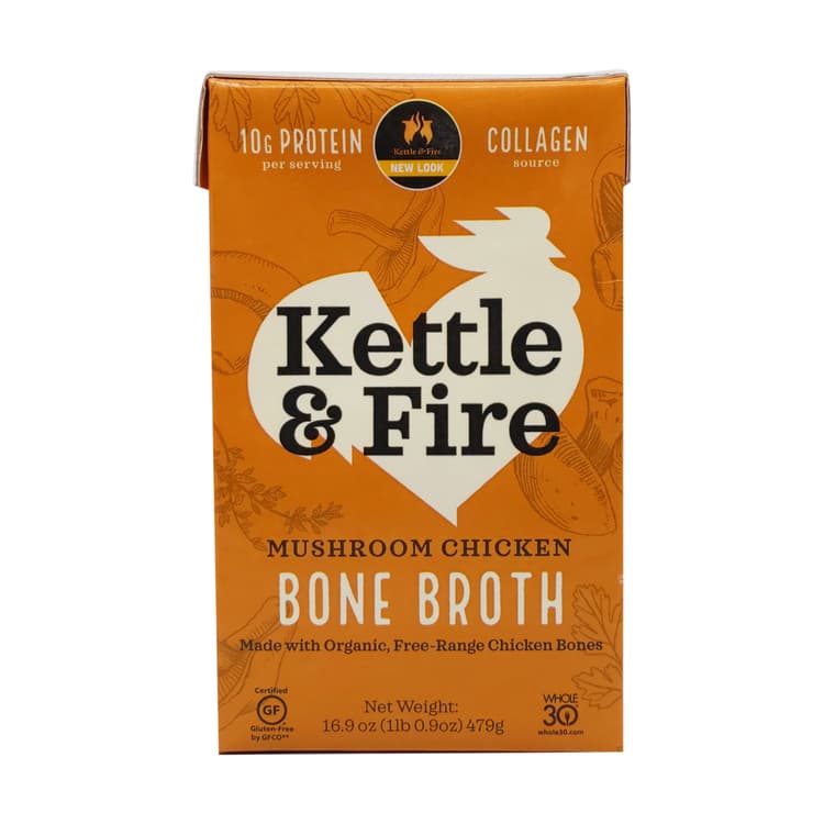 Chicken Mushroom Bone Broth