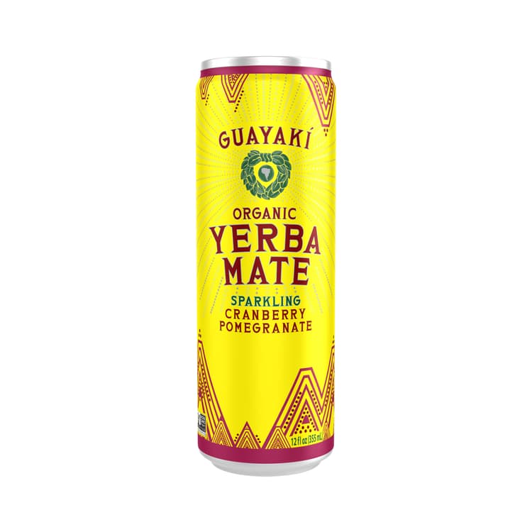Organic Sparkling Cranberry Pomegranate Yerba Mate