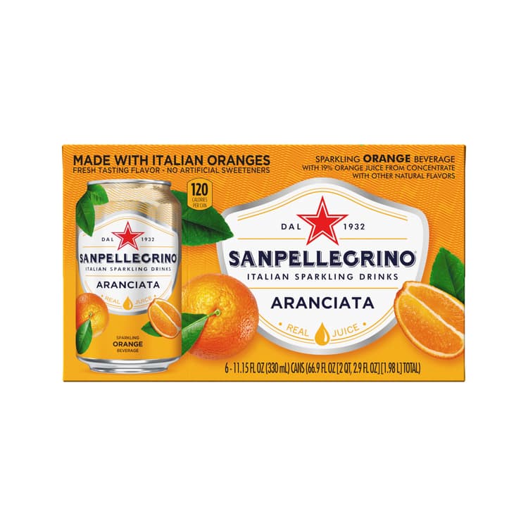 Orange Italian Sparkling Drinks