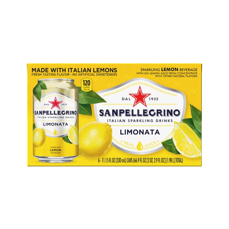 Lemon Italian Sparkling Drinks