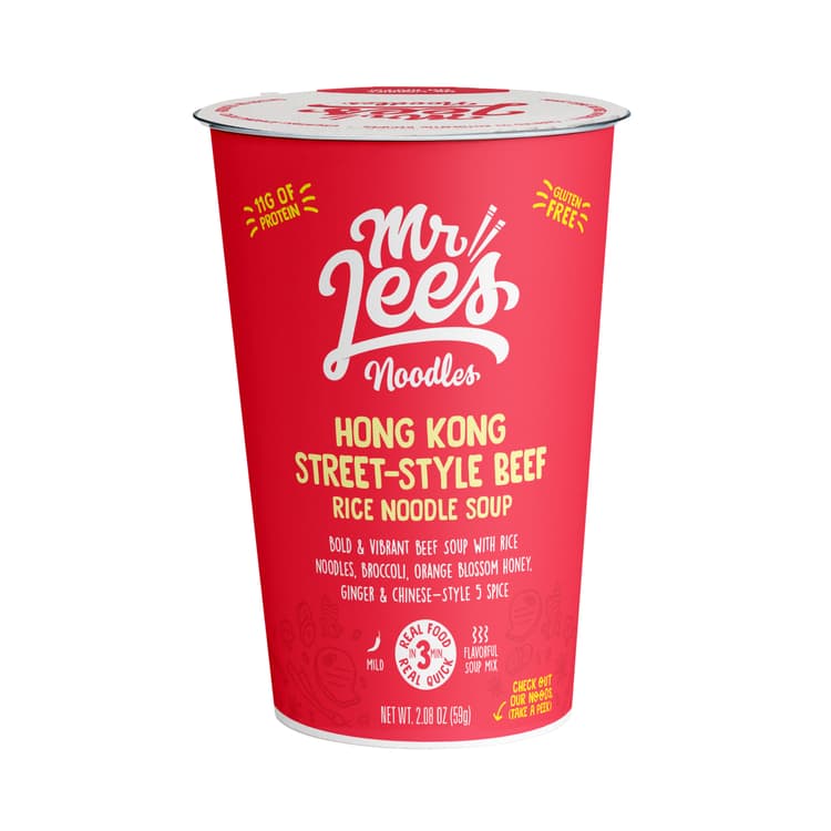 Mr Lees Noodles Hong Kong Street-Style Beef Rice Noodle Soup