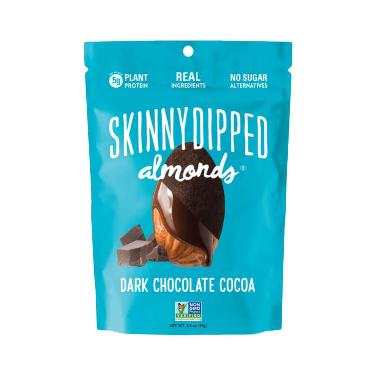 Dark Chocolate Cocoa Dipped Almonds