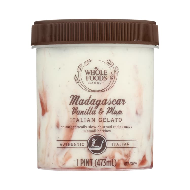 Madagascar Vanilla & Plum Italian Gelato
