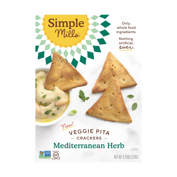 Mediterranean Herb Veggie Pita Crackers