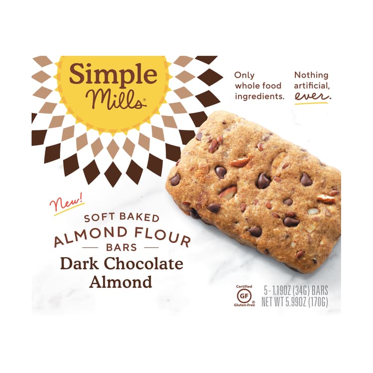 Dark Chocolate Almond Soft-Baked Almond Flour Bars